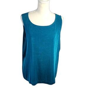 French Laundry Scoop neck Blouse in Jade green Size XL